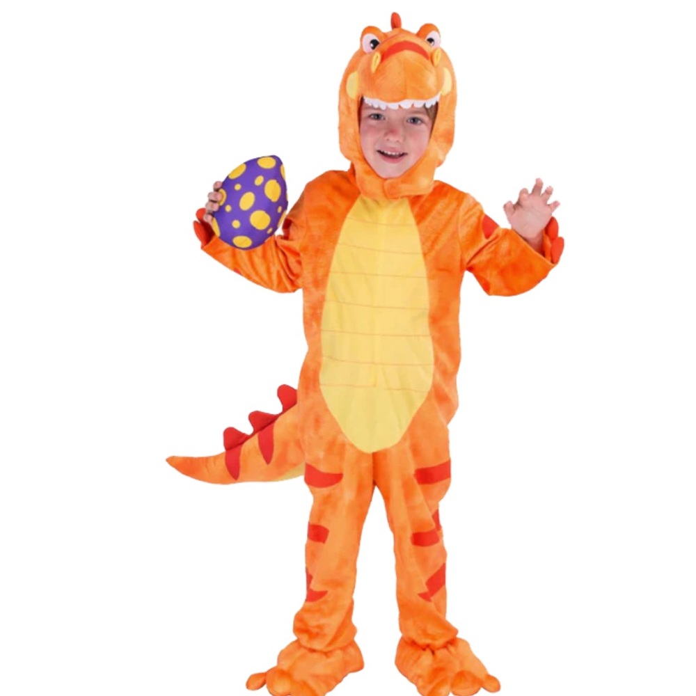 Orange T-Rex Costume - Child